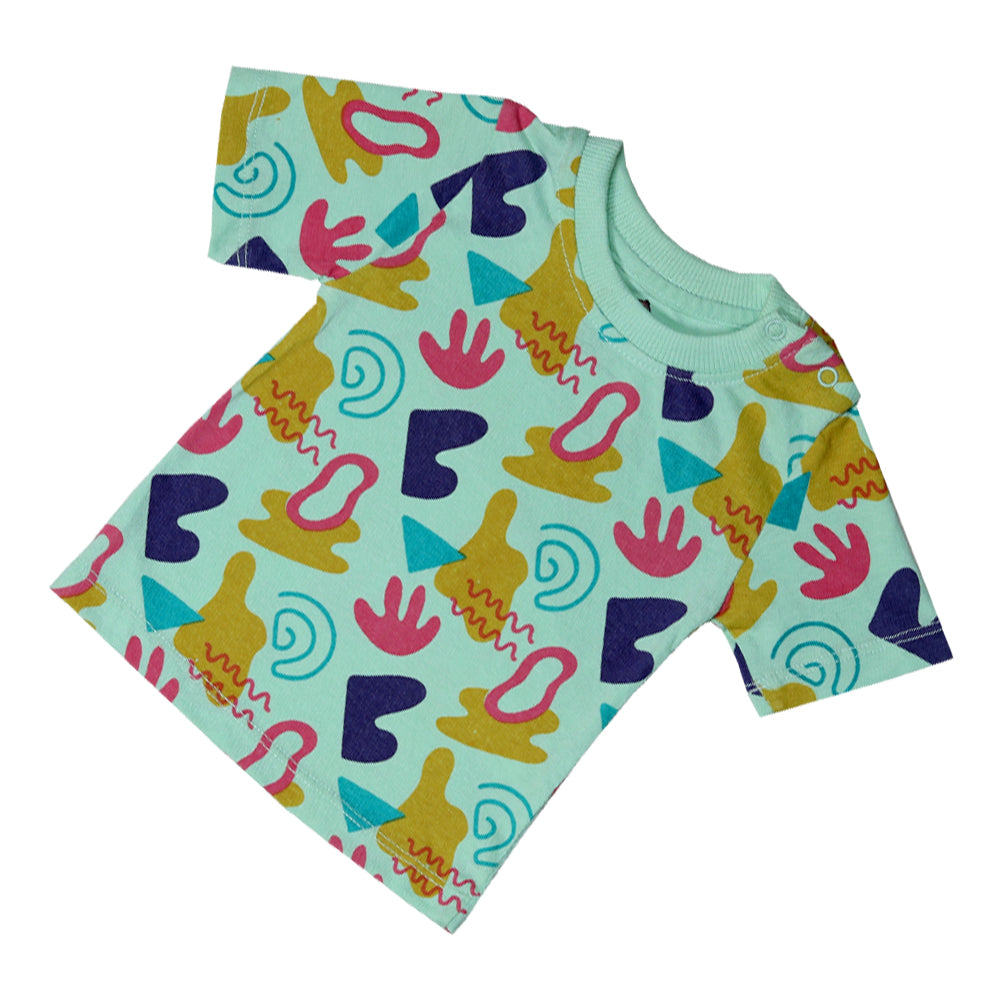 Vibrant Baby 2pcs Set - GREEN (JUNGLE ALL OVER PRINT)