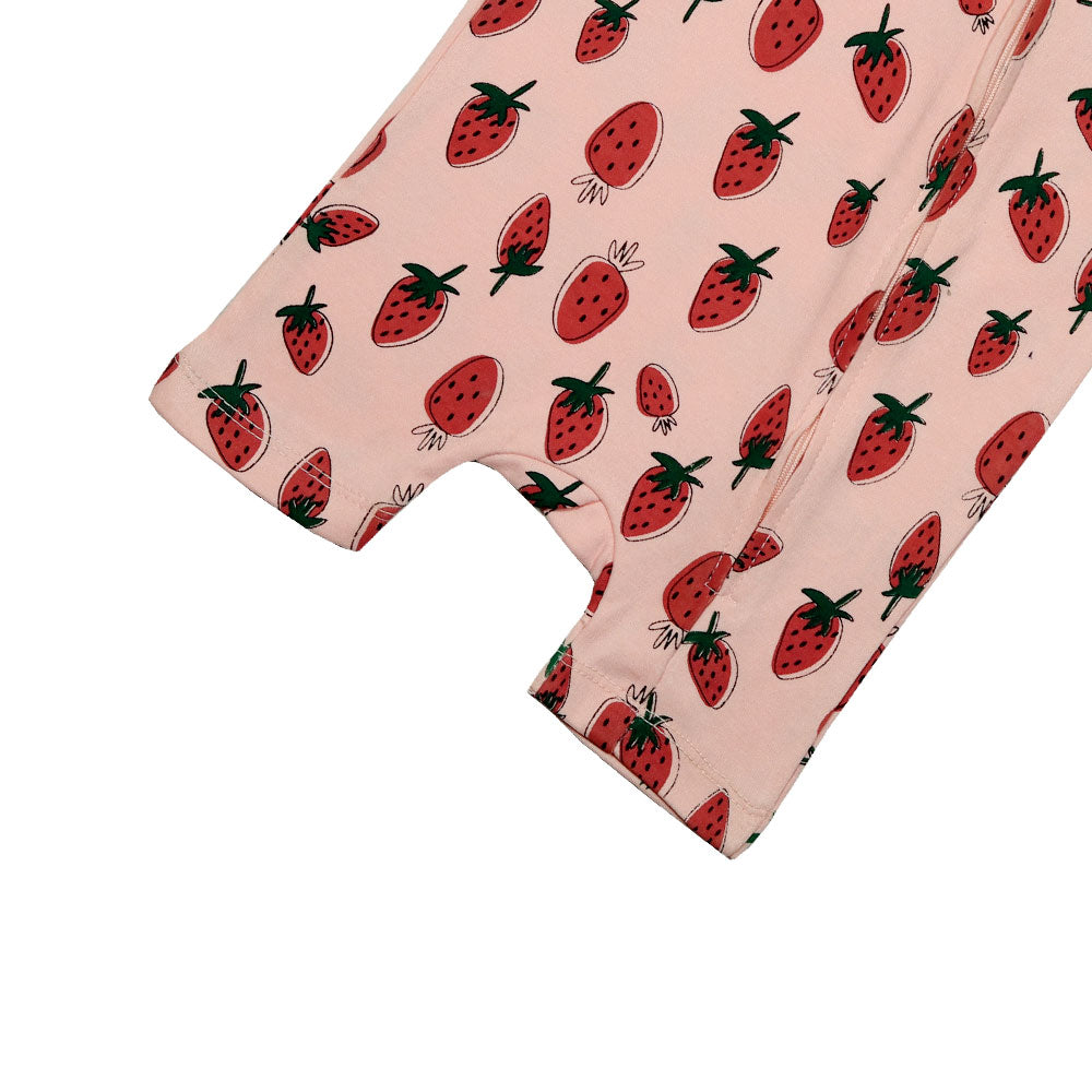 Adorable Strawberry Baby Romper – Soft & Comfy