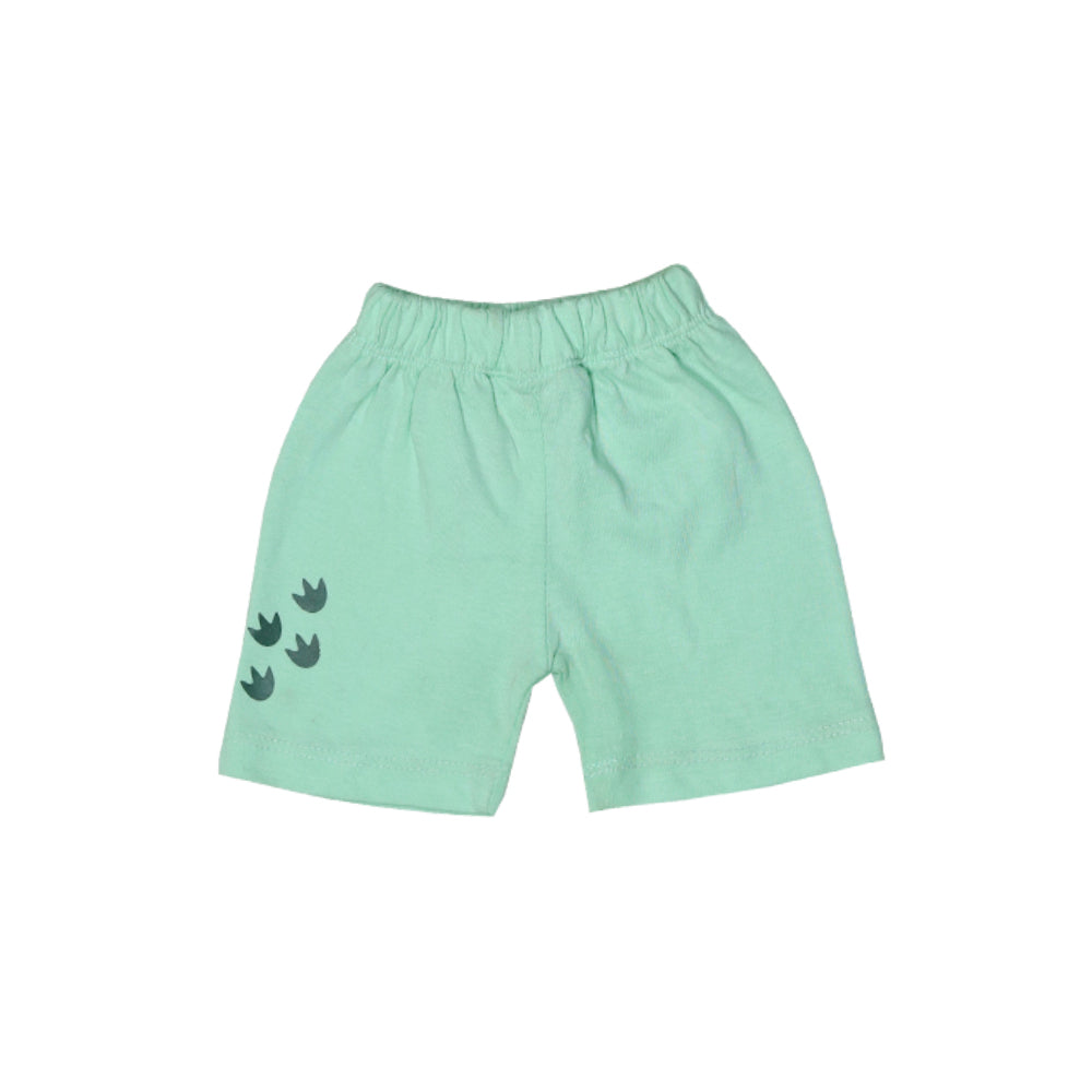 Adorable Baby Croc Two-Piece Set - GREEN (DINO CHEST PRINT)