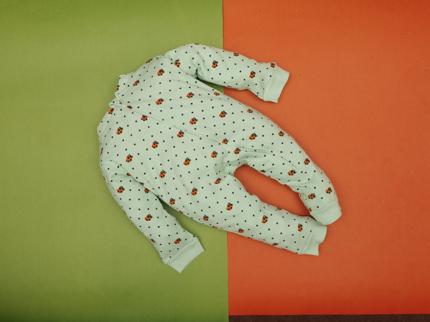 Baby Romper - GREEN ( BEE ALL OVER PRINT)