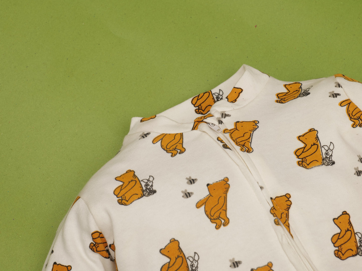 Baby Romper - OFF WHITE (POOH ALLOVER PRINT)