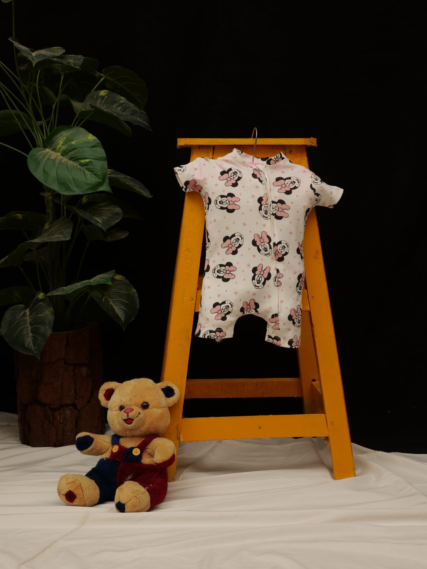 Cute Minnie Mouse Baby Romper β Soft & Stylish